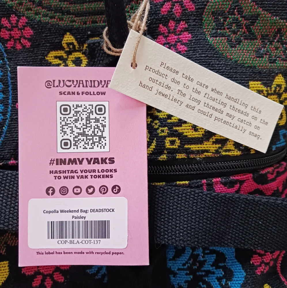 NWT Lucy & Yak Copolla Weekend Bag - Picture 3 of 11